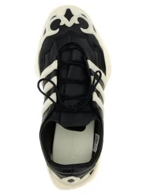 'Y-3 Regu 2002' sneakers 100% calfskin leather (Bos Taurus) Y-3 White/Black