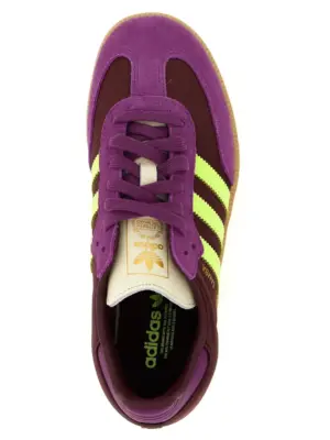 'Samba OG' sneakers 100% textile ADIDAS ORIGINALS Purple