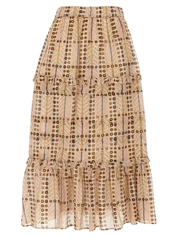 'Diya' skirt MARANT ETOILE Beige