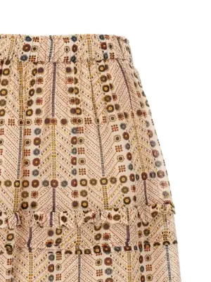 'Diya' skirt Woman MARANT ETOILE Beige
