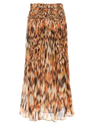 'Rolande' skirt JU0356FAC2J05I11OR ISABEL MARANT Orange