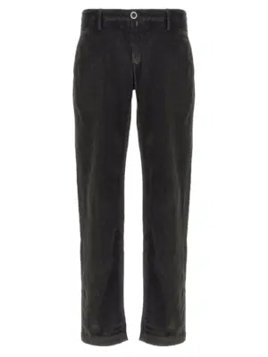 Velvet pants JACOB COHEN Gray