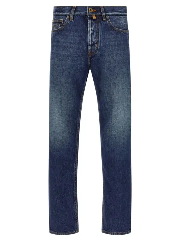 'Cropped Tapered' jeans JACOB COHEN Blue