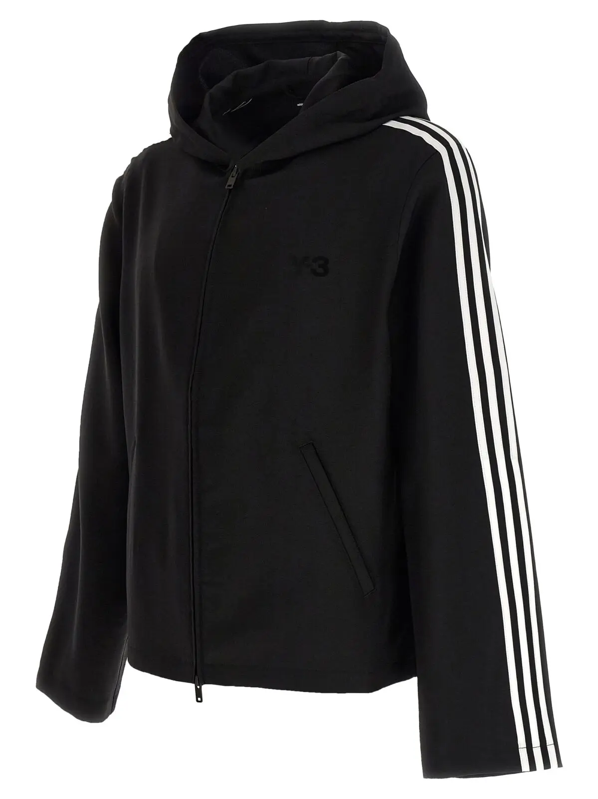 Худі Y-3 3-Stripes Чорно-біле 3 'Y-3 3-Stripes' hoodie Man Y-3 White/Black