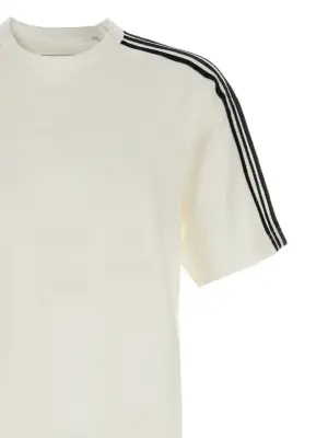 'Y-3 Short Sleeve Tee 3-Stripes' T-shirt Unisex Y-3 White/Black