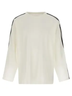 'Y-3 Long Sleeve Tee 3-Stripes' T-shirt Y-3 White/Black
