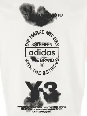'Y-3 Graphic' T-shirt 100% cotton Y-3 White/Black