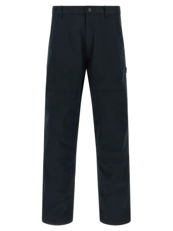 Cotton trousers MONCLER Blue