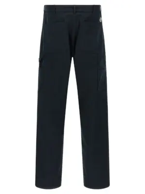 Cotton trousers K20912A00003598R1742 MONCLER Blue
