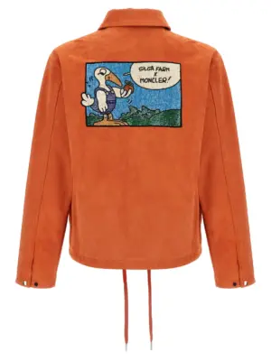 Moncler x GilgaFarm 'Navel' jacket by DonaldGlover K24021A00008M6348335 MONCLER GENIUS Orange