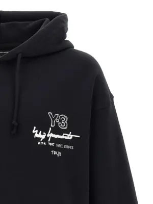 'Y-3 Graphic FT' hoodie Unisex Y-3 Black