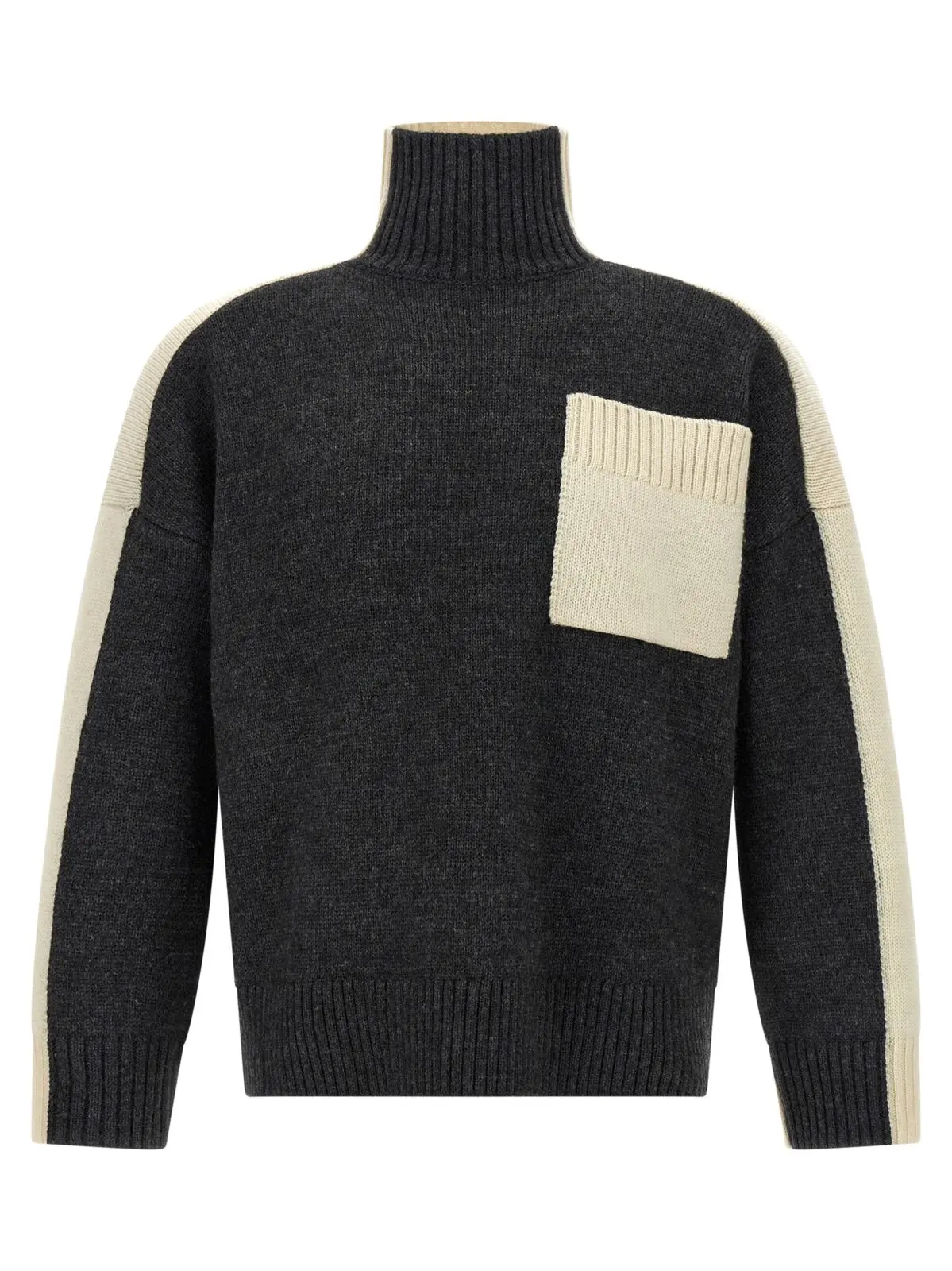 Светр J. W. Anderson Two tone Сірий 1 'Two tone' sweater J.W.ANDERSON Gray