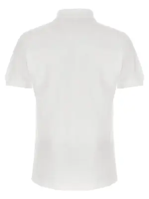 Logo patch polo shirt L1212001 LACOSTE White