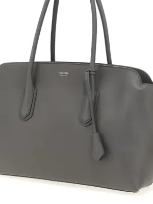 Logo shoulder bag Woman TOM FORD Gray