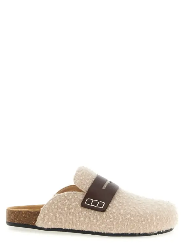 'Felt Loafer' mules J.W.ANDERSON Beige