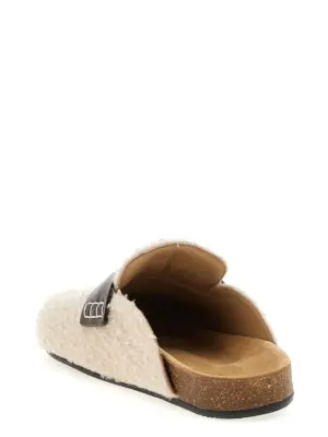 'Felt Loafer' mules Woman J.W.ANDERSON Beige