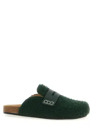 'Felt Loafer' mules J.W.ANDERSON Green