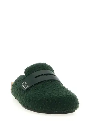'Felt Loafer' mules LF0030FA0468555 J.W.ANDERSON Green