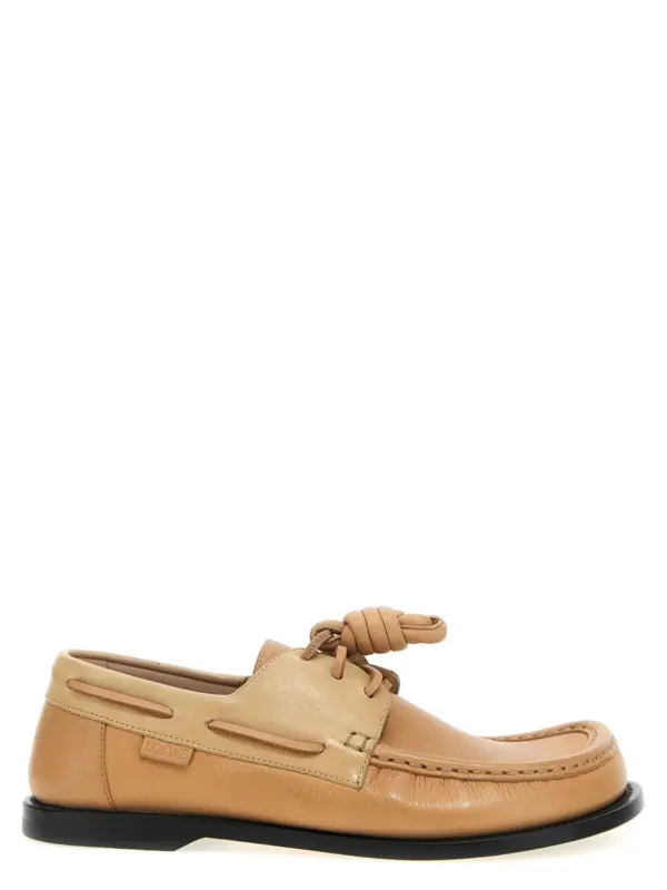'Campo' boat shoe LOEWE Beige