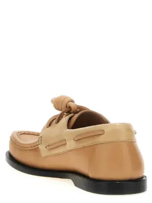 'Campo' boat shoe Woman LOEWE Beige