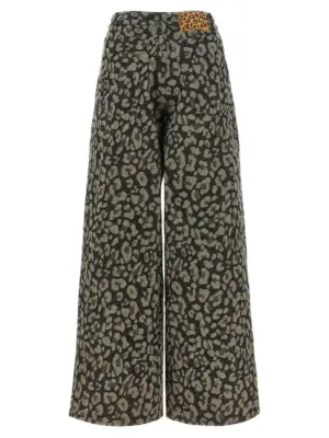 'Jungle' pants LWYB003E25DEN00107170717 ALANUI Multicolor