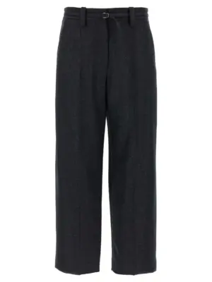 'Straight Crop' pants BRUNELLO CUCINELLI Gray