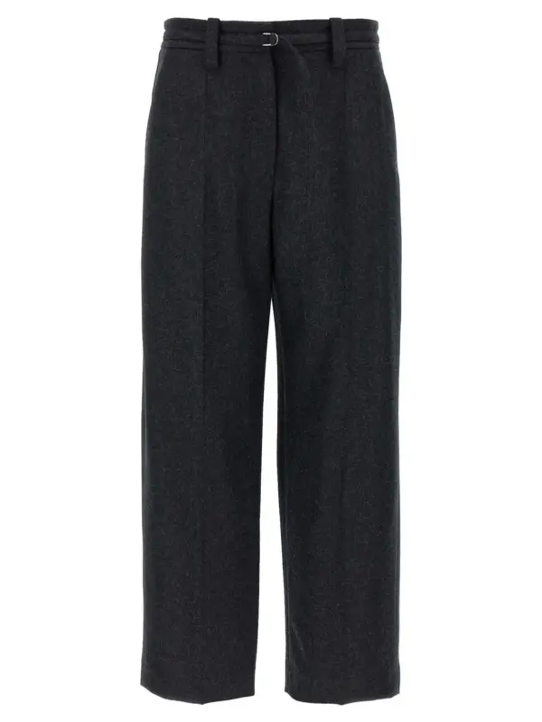 'Straight Crop' pants BRUNELLO CUCINELLI Gray