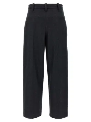 'Straight Crop' pants M038PP9052C006 BRUNELLO CUCINELLI Gray