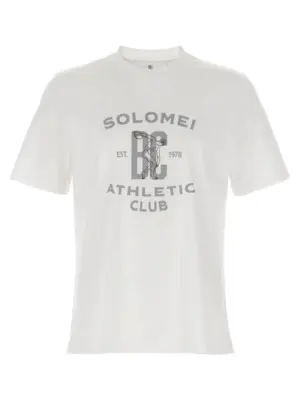 Printed T-shirt BRUNELLO CUCINELLI White