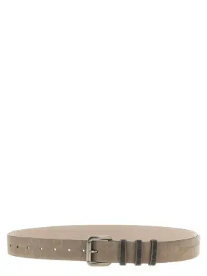 'Shiny Loops' belt BRUNELLO CUCINELLI Gray