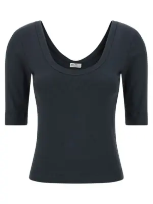 T-shirt Monile BRUNELLO CUCINELLI Blue