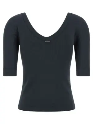 T-shirt Monile M0TC8FX220C7186 BRUNELLO CUCINELLI Blue