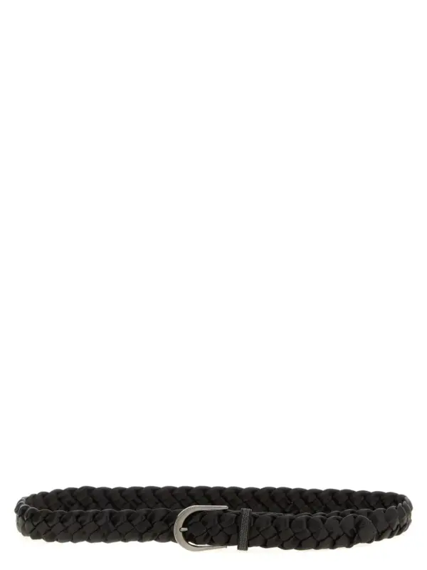 Jewel buckle belt BRUNELLO CUCINELLI Brown