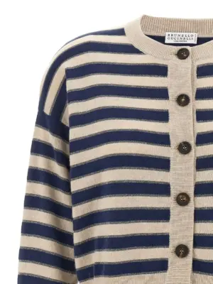 'Sparkling Stripes' cardigan Woman BRUNELLO CUCINELLI Multicolor