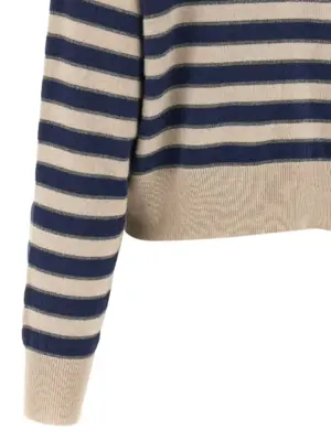 'Sparkling Stripes' cardigan 100% cashmere BRUNELLO CUCINELLI Multicolor