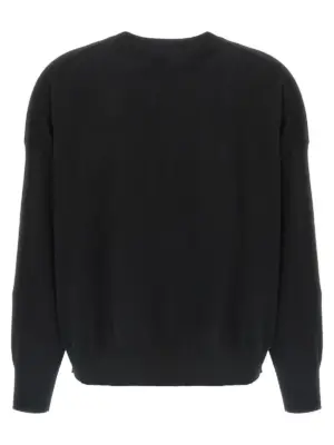 Monile crop sweater M12212600C101 BRUNELLO CUCINELLI Black