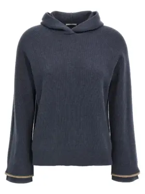 Hooded sweater BRUNELLO CUCINELLI Blue