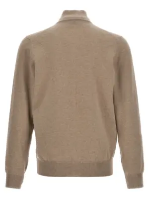Zip cardigan M2200106CSJ89 BRUNELLO CUCINELLI Beige