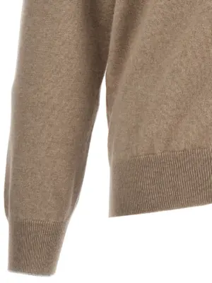 Zip cardigan 100% cashmere BRUNELLO CUCINELLI Beige