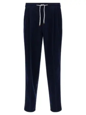 Corduroy trousers BRUNELLO CUCINELLI Blue