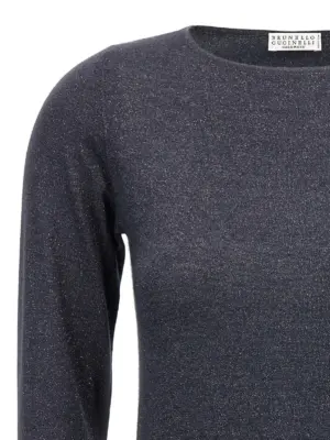 'Sparkling' sweater Woman BRUNELLO CUCINELLI Blue