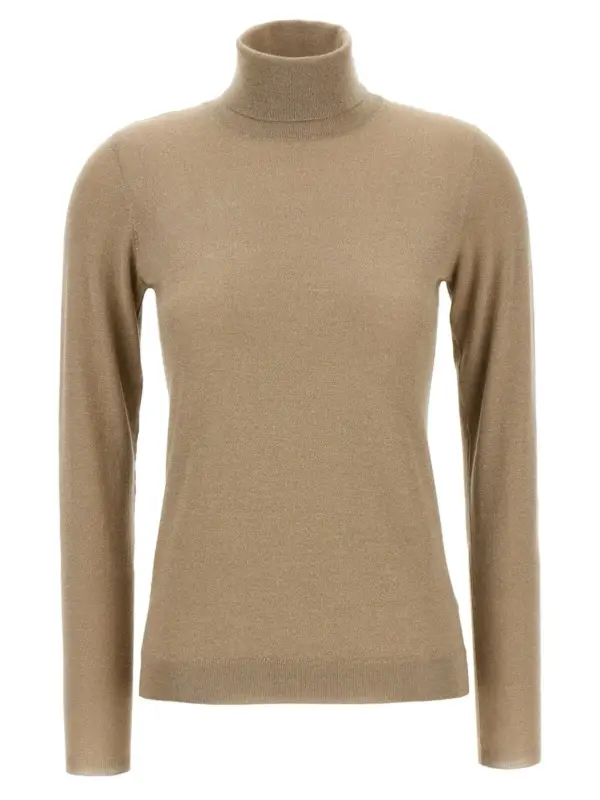 'Sparkling' turtleneck sweater BRUNELLO CUCINELLI Gold