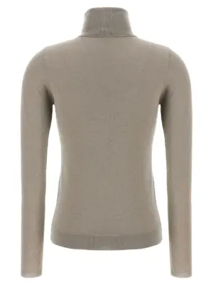 'Sparkling' turtleneck sweater M41800063PC9729 BRUNELLO CUCINELLI Beige