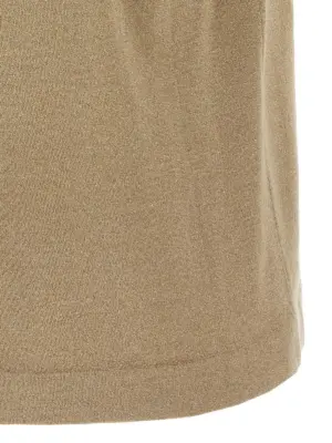 Lamé cashmere t-shirt 51% ws 22% se 20% pa 7% pm BRUNELLO CUCINELLI Beige