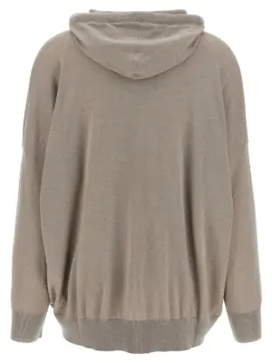 'Sparkling' hoodie M41845909PC9729 BRUNELLO CUCINELLI Beige