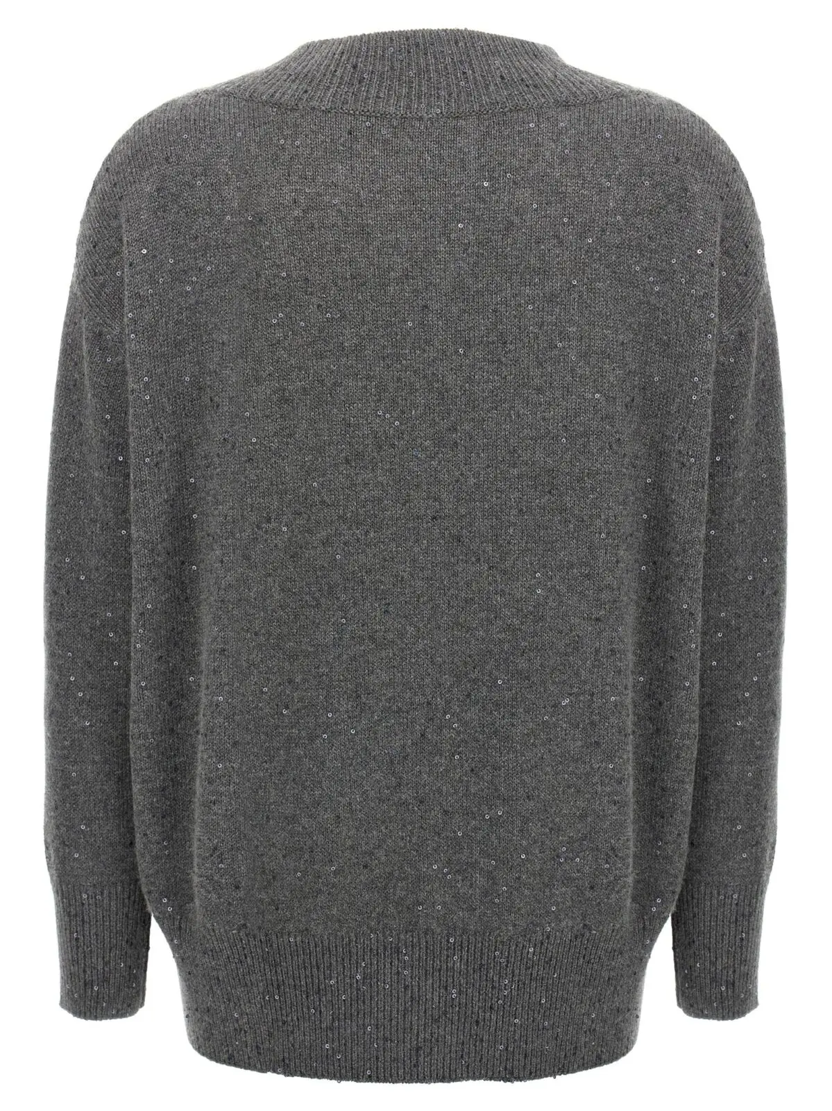 Светр з паєтками Brunello Cucinelli Сірий 2 Sequin sweater M73539922CJ079 BRUNELLO CUCINELLI Gray