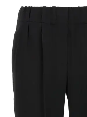 Silk blend pants Woman BRUNELLO CUCINELLI Black