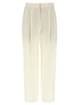 Pleat pants BRUNELLO CUCINELLI White