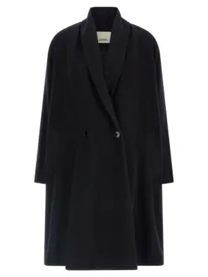 'Elise' coat ISABEL MARANT Black