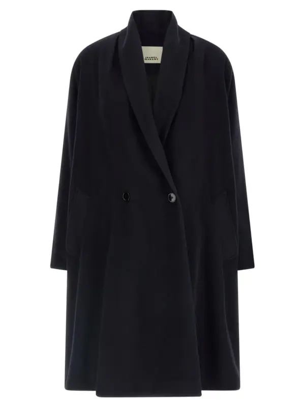 'Elise' coat ISABEL MARANT Black